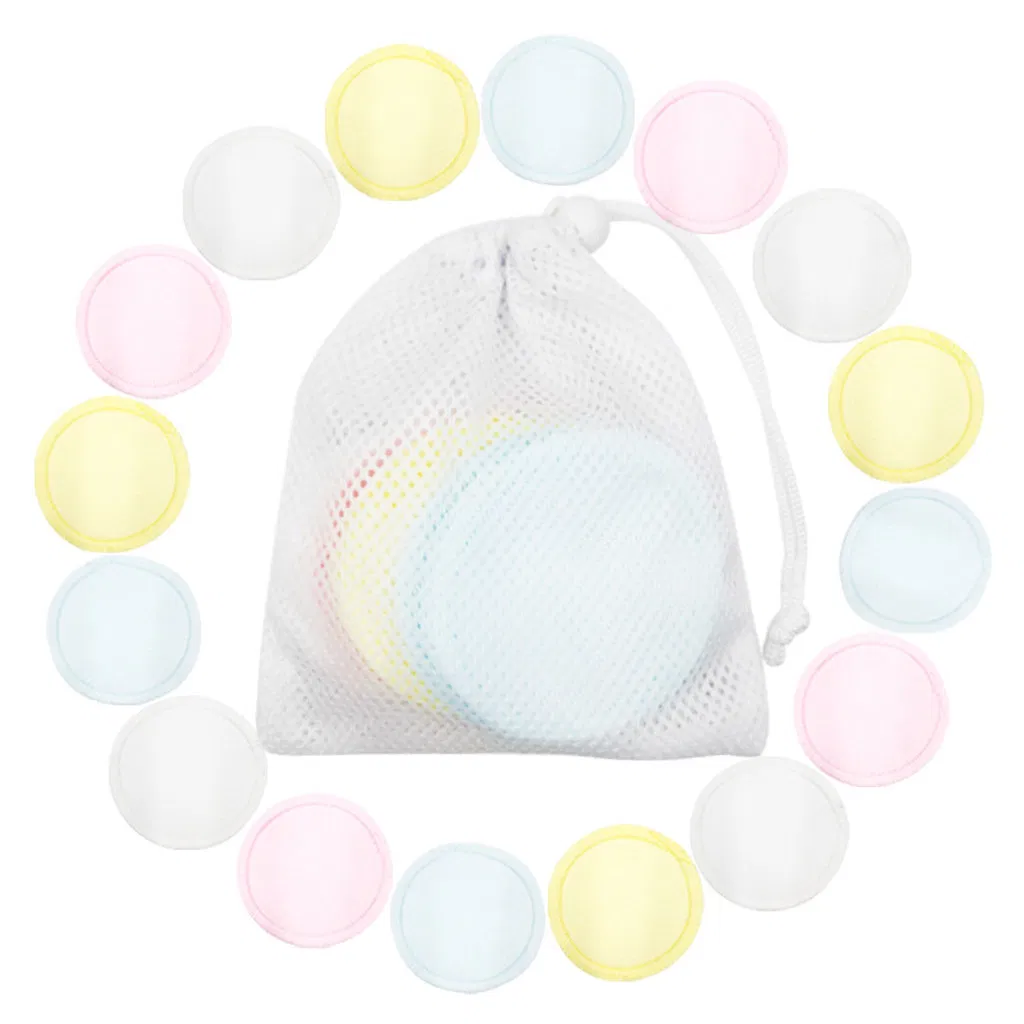 20PCS Reusable Make up Remover Pads Washable Bamboo Cotton Cloth Puff with Laundry Bag Wipes Face/Eye/Lip Clean