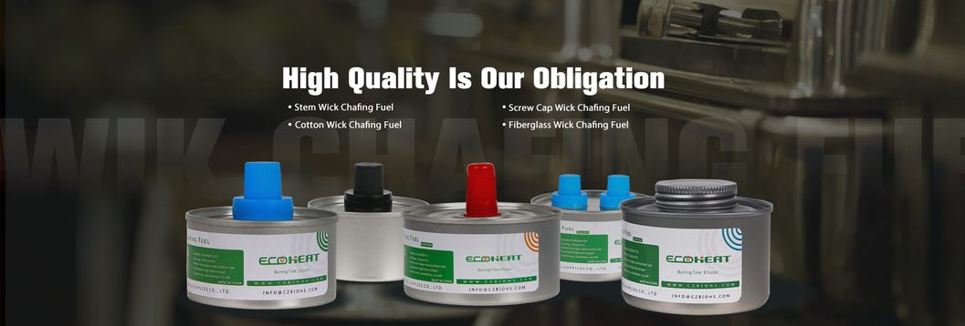 6hr Eco Heat Diethylene Glycol Wick Chafing Dish Buffet Fuel Catering Equipment Fuel Handy Wick Chafing Fuel