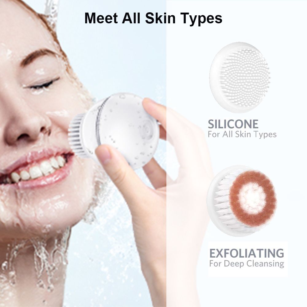 Beauty Device Facial Electric Face Cleanser Massager Cleaning Tool Brush