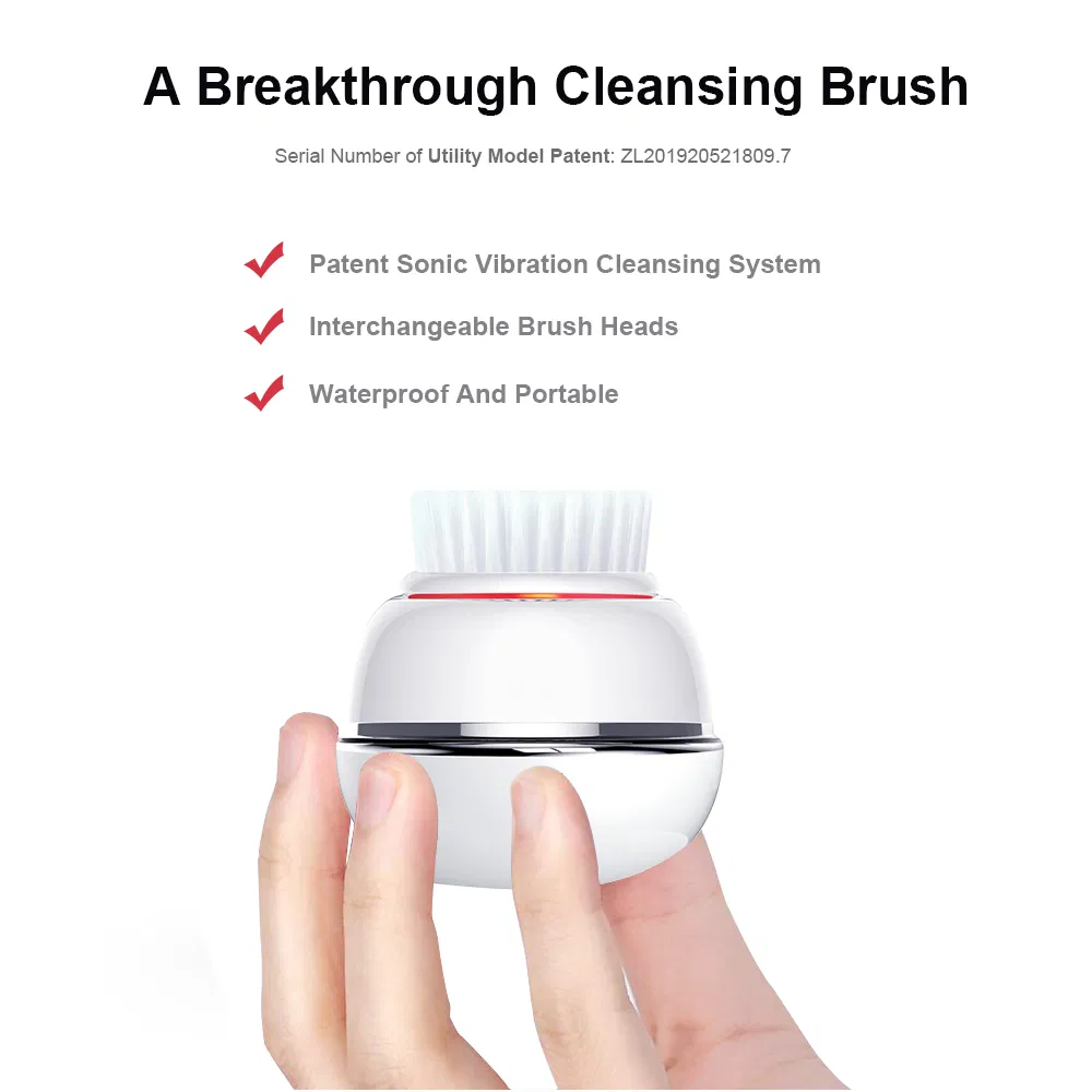 Beauty Machine Portable Massage of White Face Brush