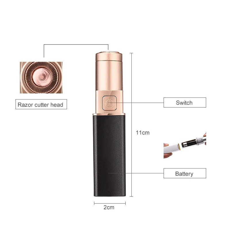 Beauty Salon Equipment Mini Women′s Facial Hair Remover Lady Shaver