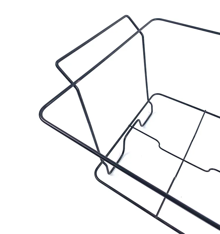 Buffet Hotel Chafing Dish Display Stand Collapsible Wire Shelf Rack