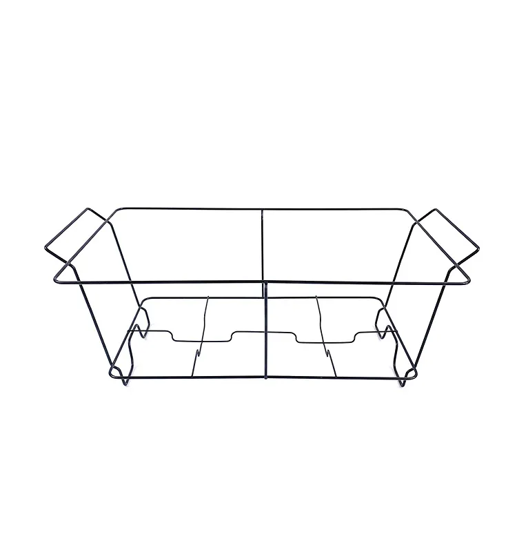 Buffet Hotel Chafing Dish Display Stand Collapsible Wire Shelf Rack