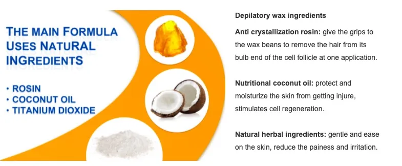 CE Certificate 400g Strawberry Hair Removal Brazilian Hard Wax Beans