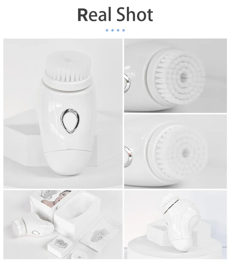 Cheapest Rotating Facial Brush Two Beauty Heads for Choose Cleansing Brush