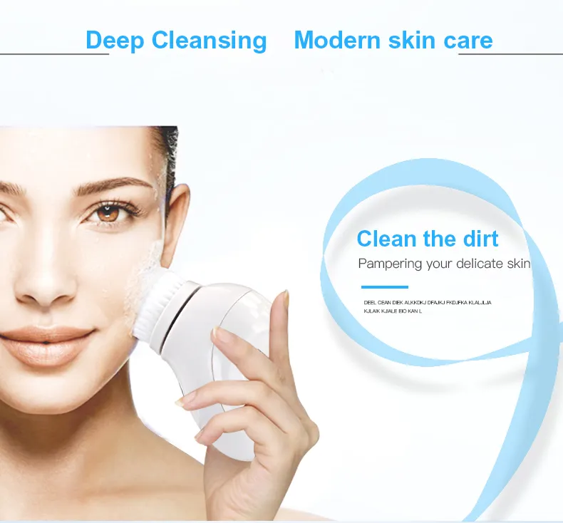 Deep Pore Cleansing Electric Rotate Facial Cleansing Brush