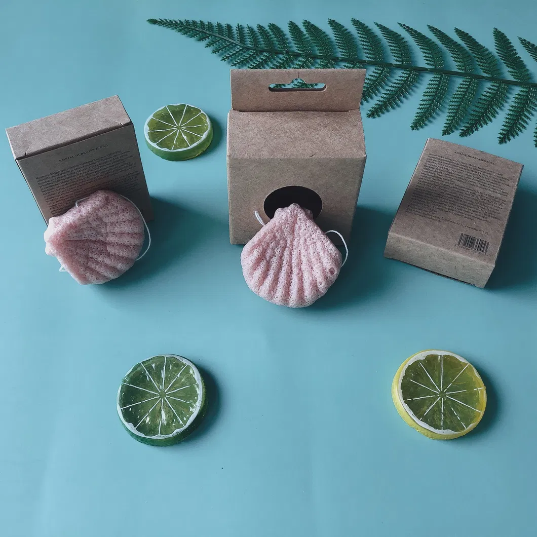 Eco Friendly Reusable Cleansing Sponge Pieces Konjac Sponges Konjac for Facial Care BPA Free