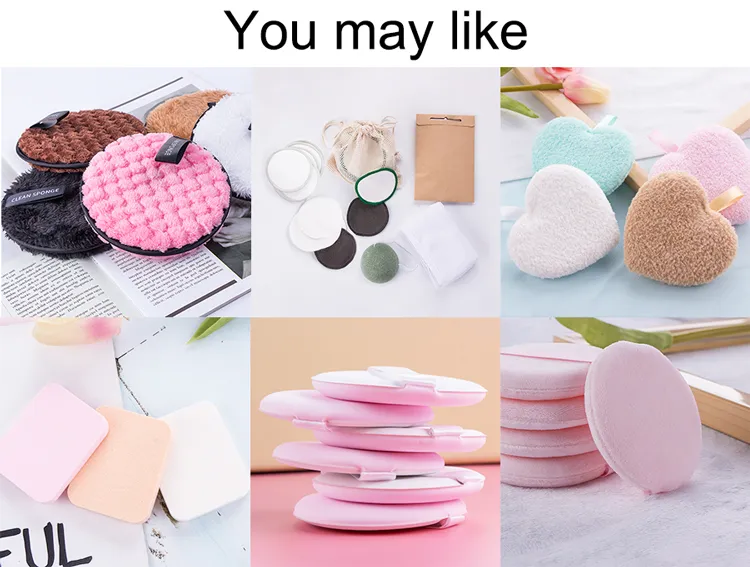 Eco Friendly Reusable Cleansing Sponge Pieces Konjac Sponges Konjac for Facial Care BPA Free