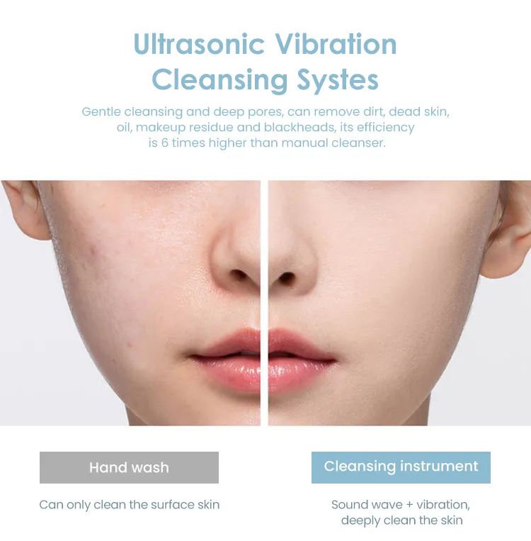 Electronic Facial Washing Exfoliator Deep Cleansing Face Brush