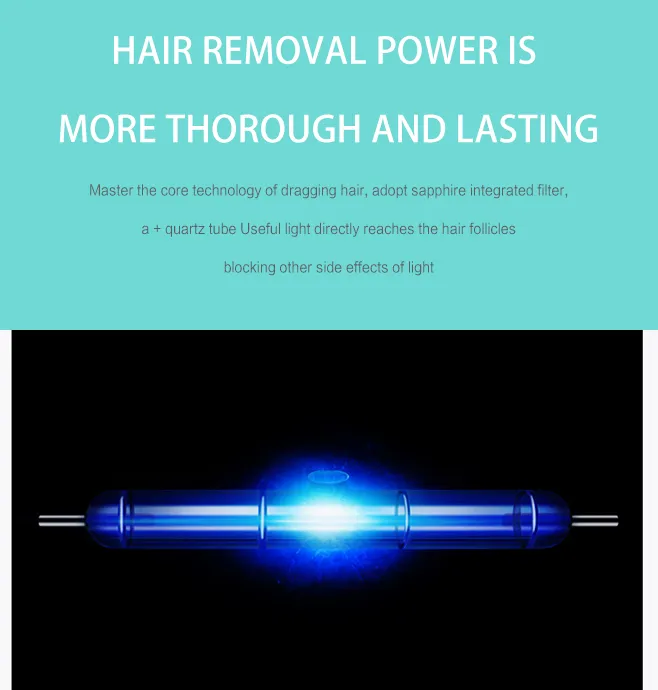 Face Female Household Lightweight Portable Facial Armpit Laser IPL Hair Removal Instrument