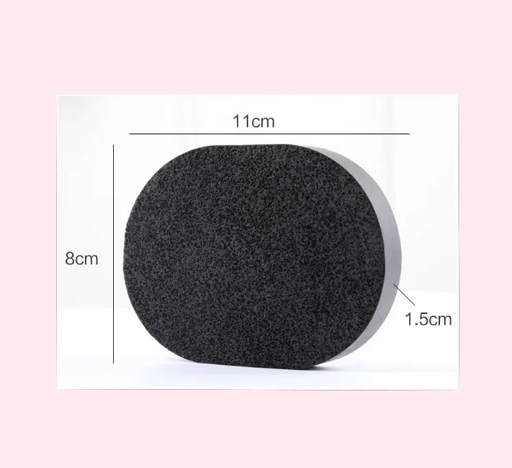 Face Wash Puff Sponge Cleanser Puff T Thickened and Increased Bamboo Charcoal Delicate Wipe Face Female Deep Cleansing Makeup Remover Cleanser