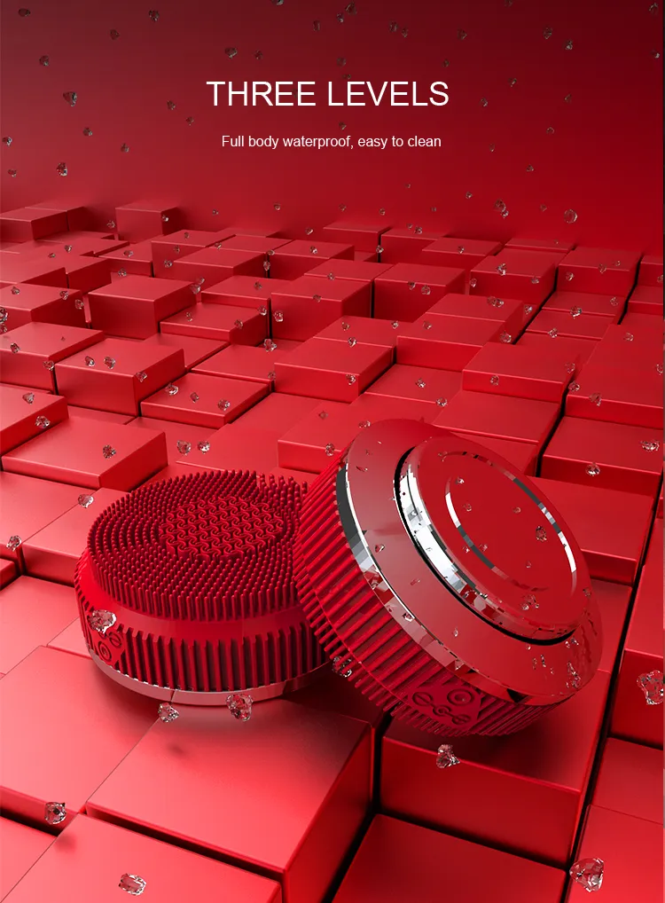 Facial Cleansing Brush Soft Silicone Waterproof Sonic Vibrating Face Brush for Deep Cleansing Gentle Exfoliating and Massaging