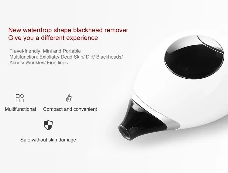 Facial Pore Cleaner Skin Tightening Suction Device Portable Vacuum Blackhead Remover