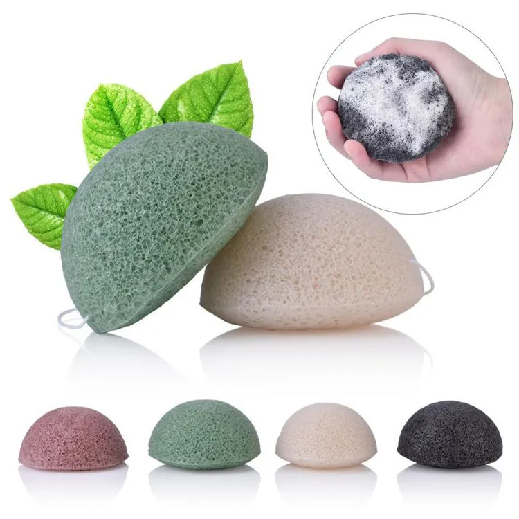 Konjac Sponge Face Exfoliation Cleaning Sponge Facial Sponge Puff 100% Natural