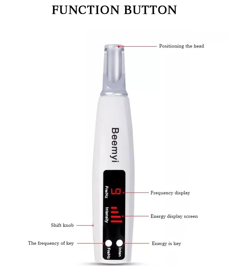 LCD Plasma Pen Mole Dark Spot Pen Facial Freckle Tag Wart Removal