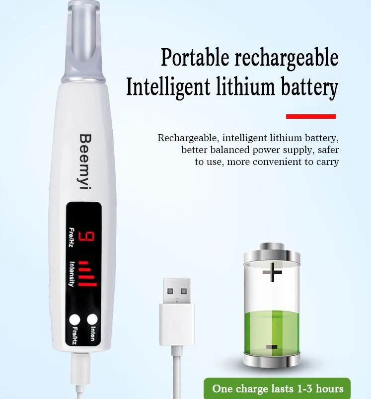 LCD Plasma Pen Mole Dark Spot Pen Facial Freckle Tag Wart Removal