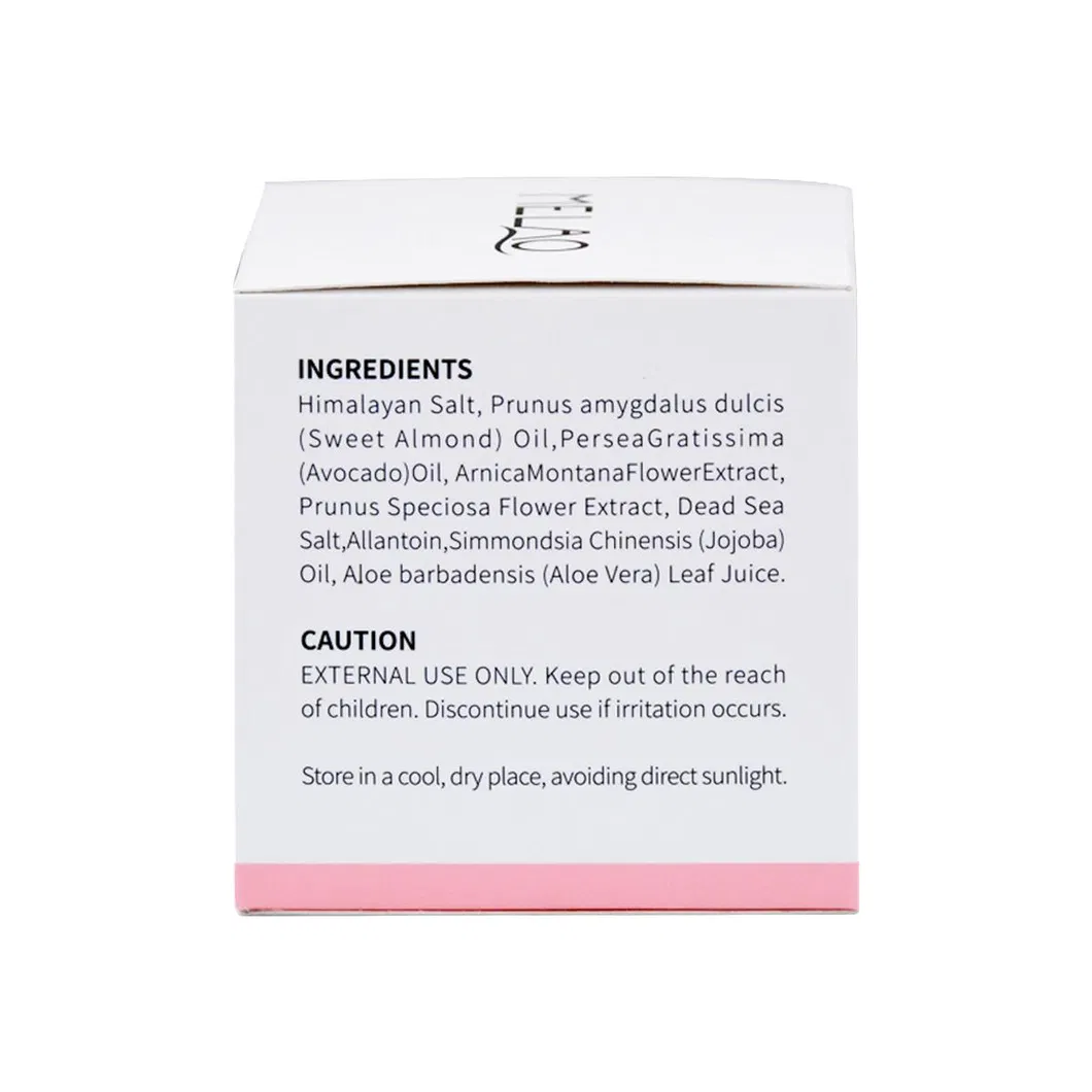 Melao Pure Himalayan Salt Body Scrub with Lychee Essential Oil, All Natural Scrub to Exfoliate and Moisturize Skin