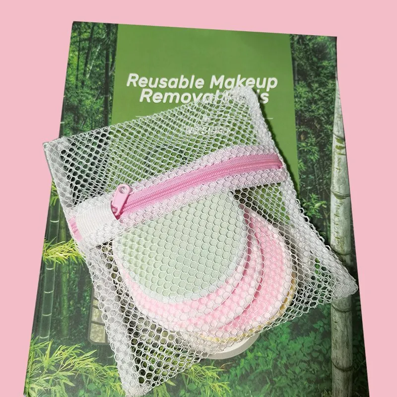 Microfiber Reusable Cleaning Rounds SPA Beauty Pads Make up Remover Headband