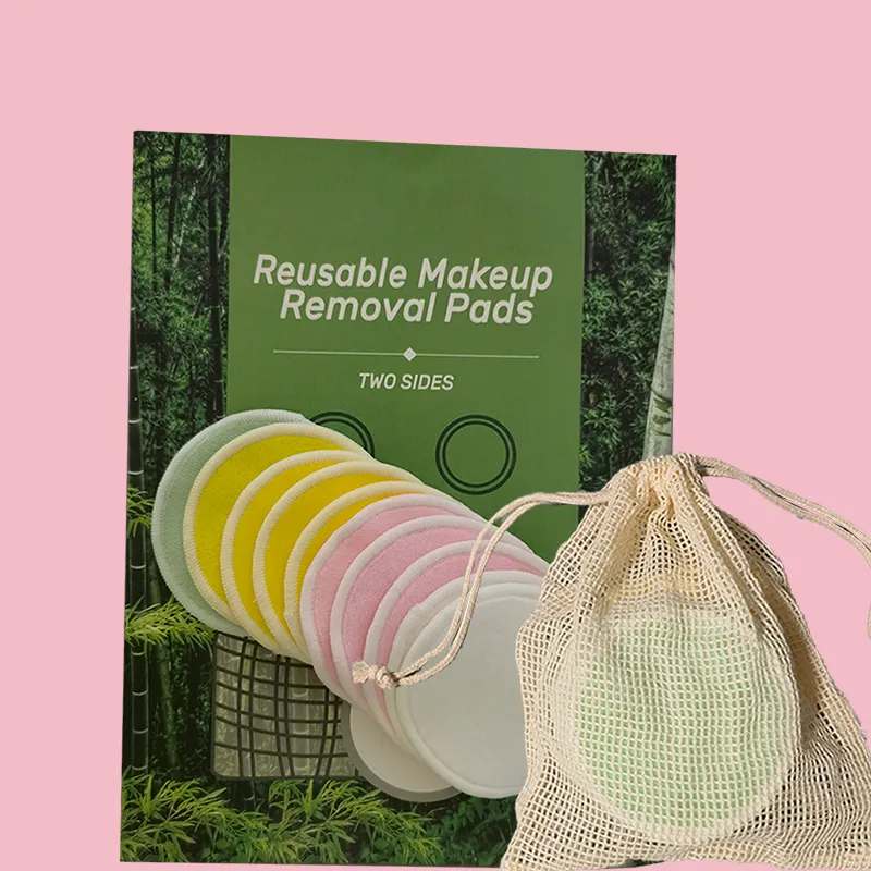 Microfiber Reusable Cleaning Rounds SPA Beauty Pads Make up Remover Headband