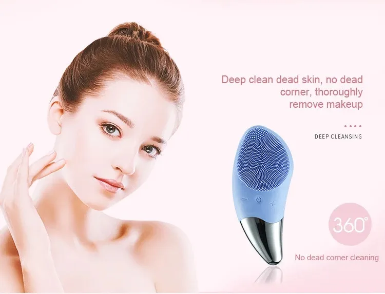 No. 1 Seller Silicone Cleanser Wash Face Machine Cleansing Brush
