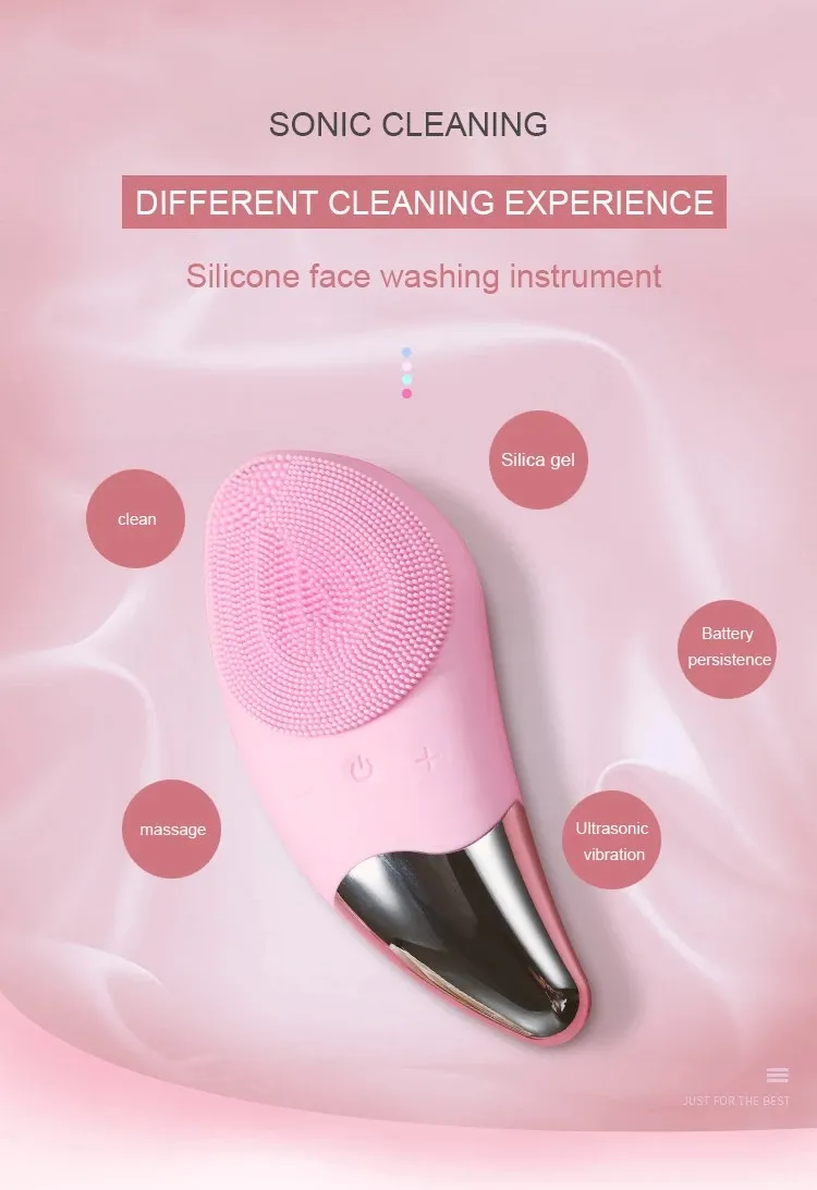 No. 1 Seller Silicone Cleanser Wash Face Machine Cleansing Brush
