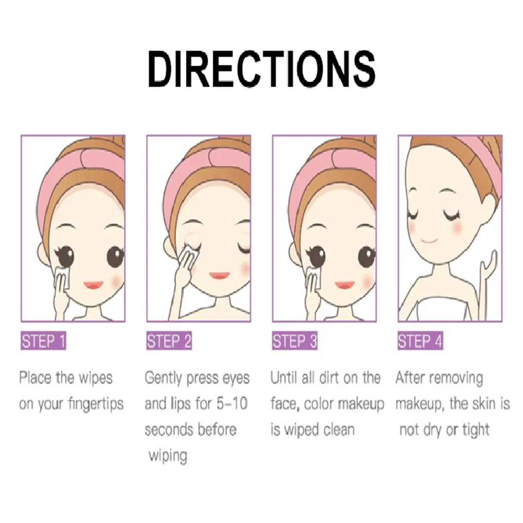 OEM Micellar Makeup Removing Cloths Great For Oily Skin