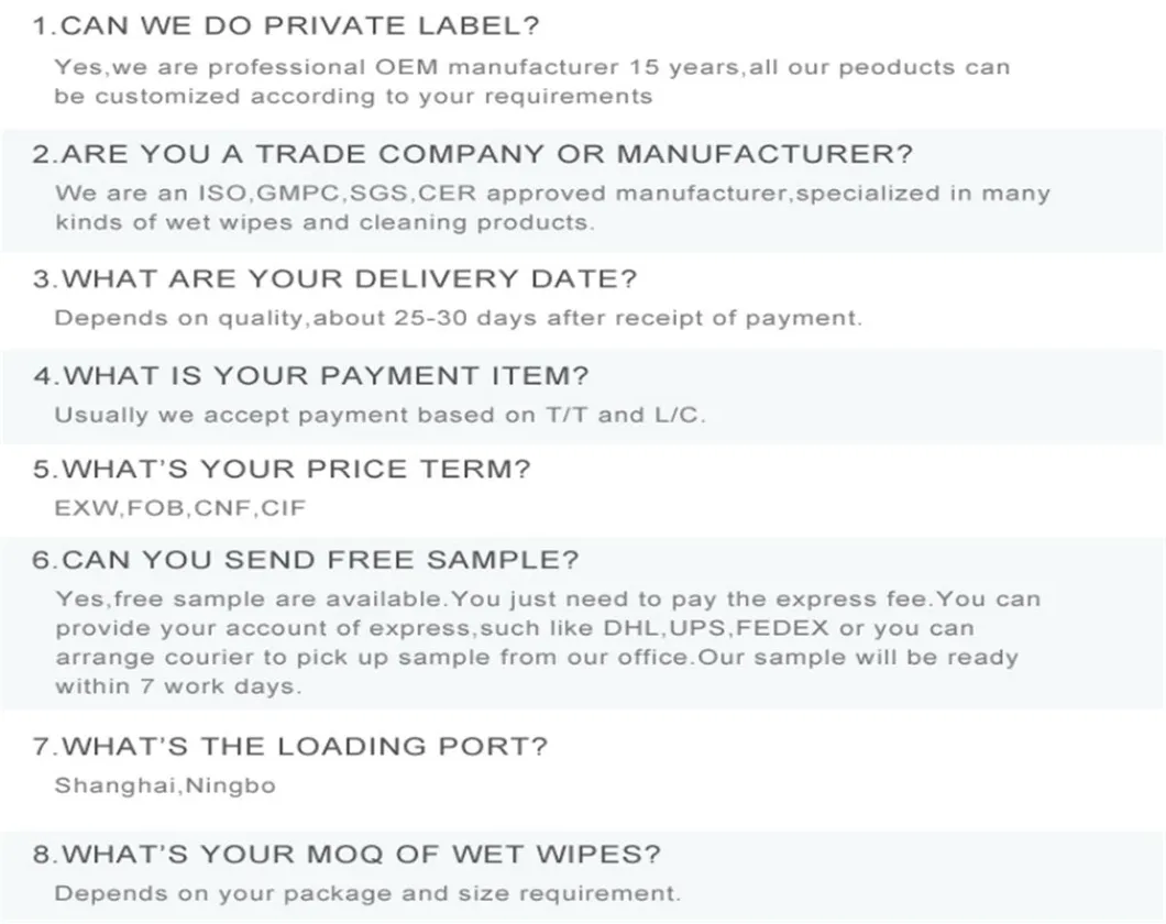 OEM Micellar Makeup Removing Cloths Great For Oily Skin