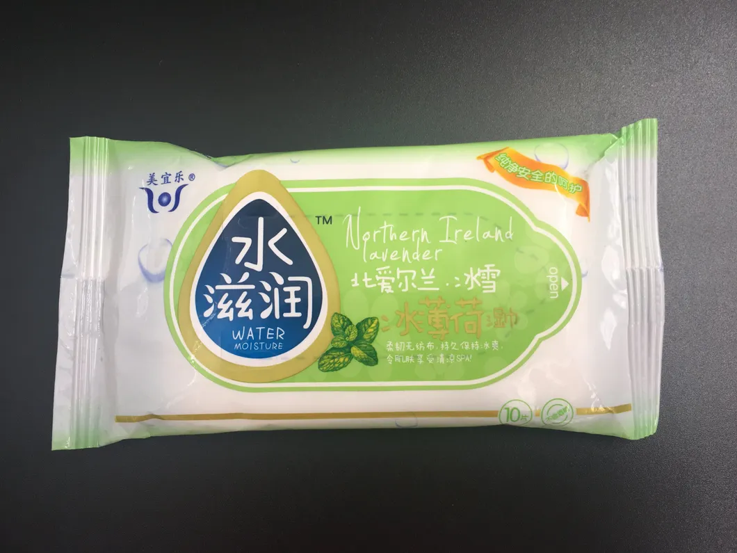 OEM Restaurant, Wet Wipes, Non-Woven Viscose, Baby Wipes, Single Pack Wet Tissues