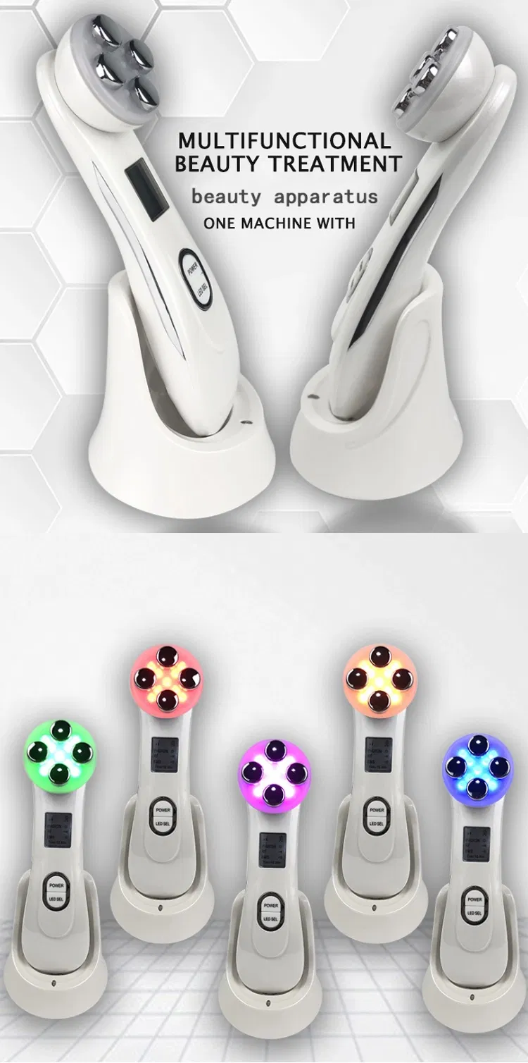 Personal RF EMS LED Beauty Machine Face Slimming Wrinkle Removal Skin Care Device