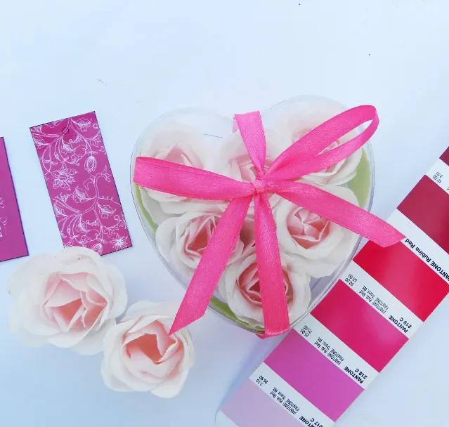 Popular More Colors Wedding Favors Gift Soap Flower Perfect Carving Soap Flower in China Body Rose Bud Petal Soap