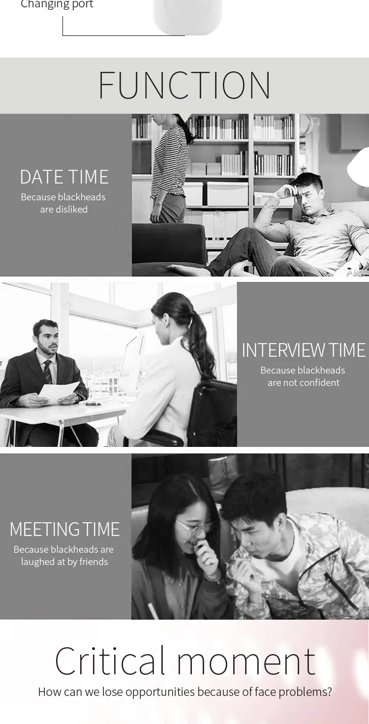 Portable Facial Dead Skin Peeling Machine Professional Sonic Face Cleaning Spatula Ultrasonic Skin Scrubber