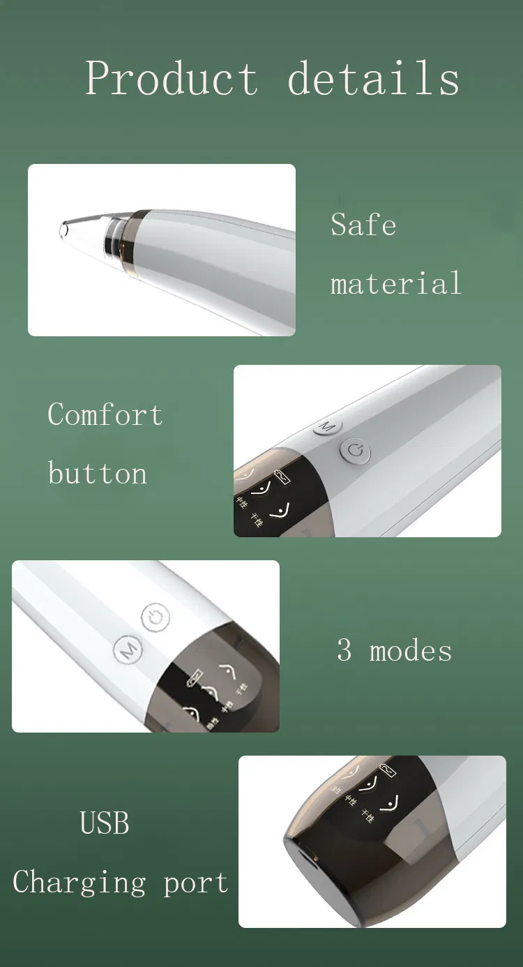 Portable Pore Clean Tool Kit Electric Vacuum Blackhead Remover for Men and Women