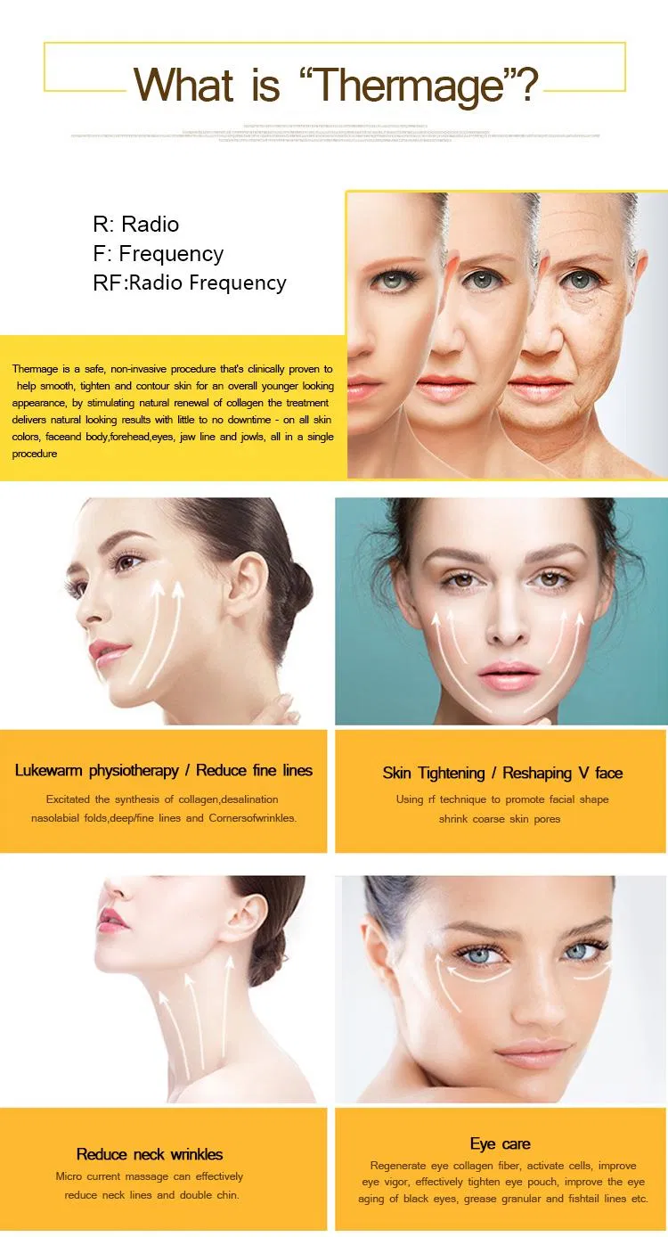 portable RF Device for Face Lifting, Skin Tigthten Anti Age Machine