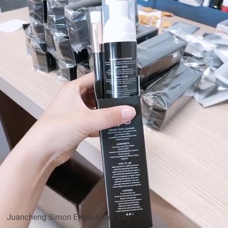 Professional Private Label 50ml Eyelash Liquid Cleanser Eyelash Wash