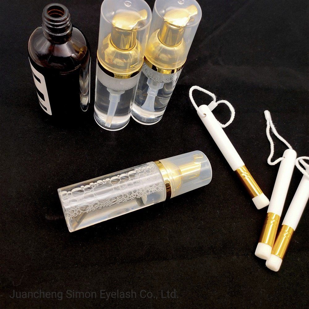 Professional Private Label 50ml Eyelash Liquid Cleanser Eyelash Wash