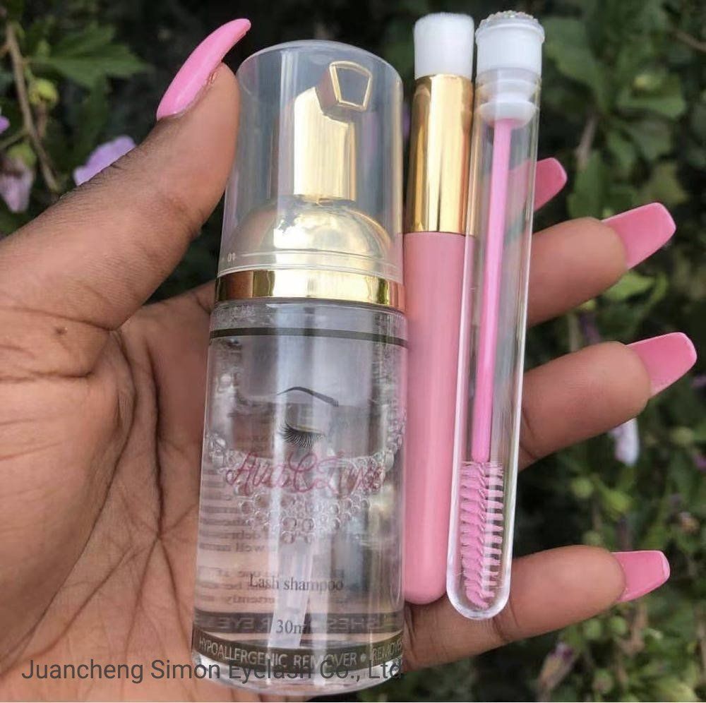 Professional Private Label 50ml Eyelash Liquid Cleanser Eyelash Wash