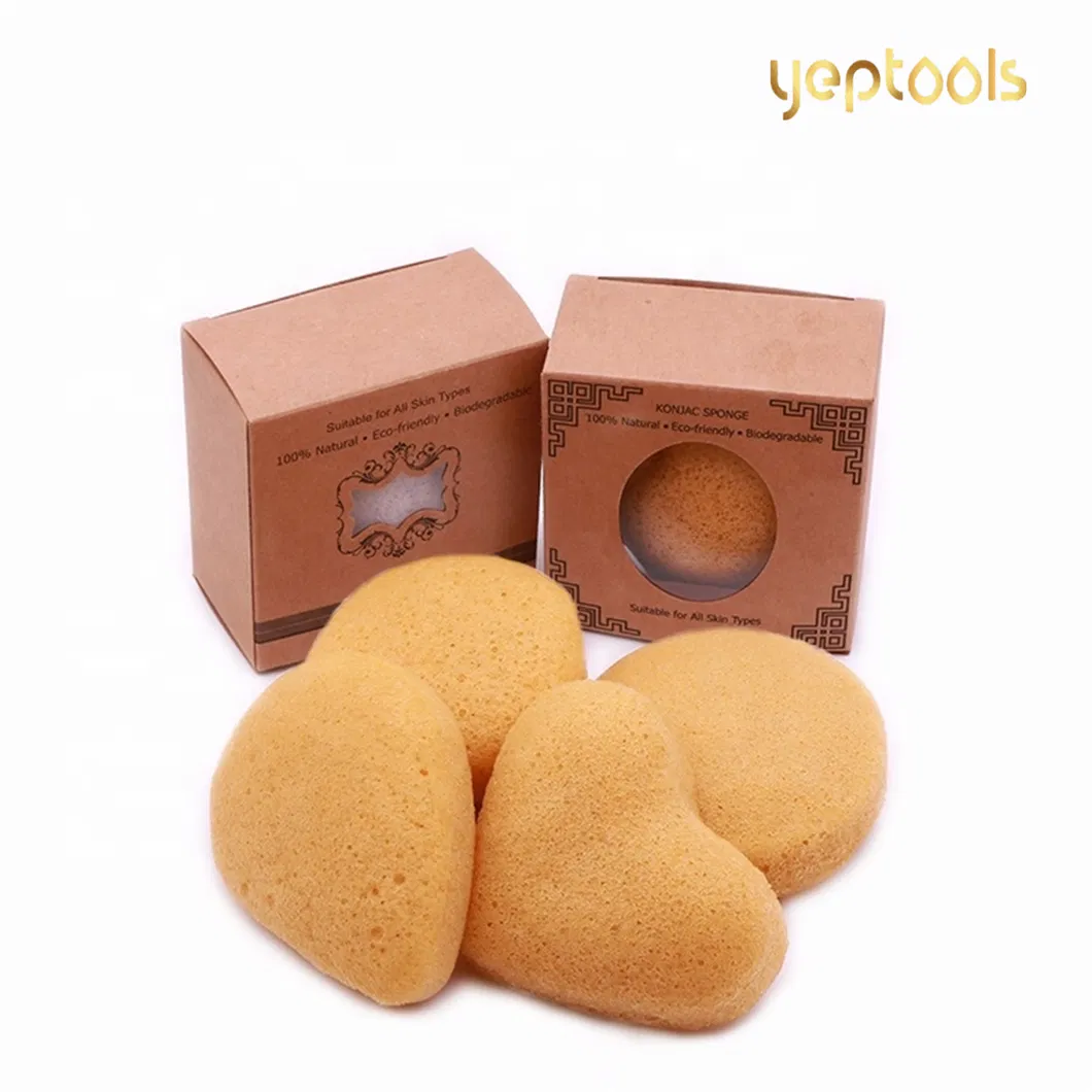 Pure Nature Orange Konjac Facial Cleansing Sponge Puff