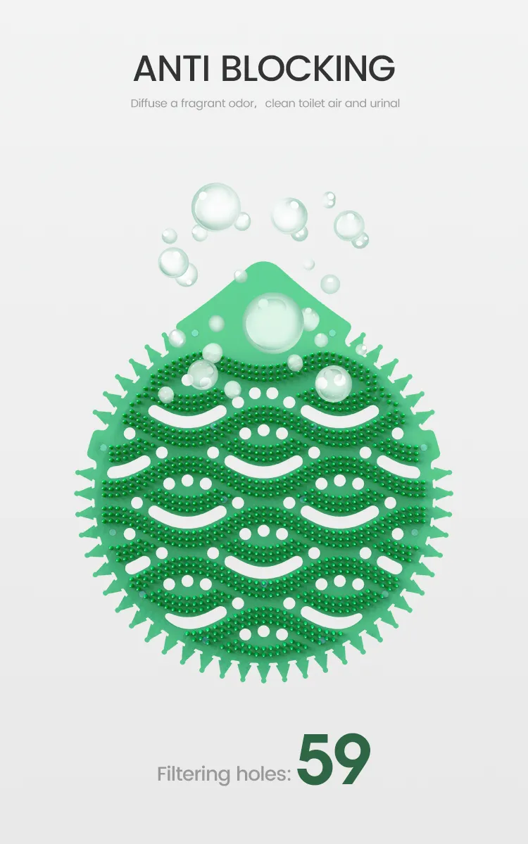 Saige Custom Logo Toilet Air Freshener Anti-Splash Urinal Block