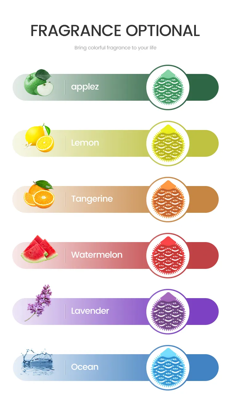 Saige Custom Logo Toilet Air Freshener Anti-Splash Urinal Block