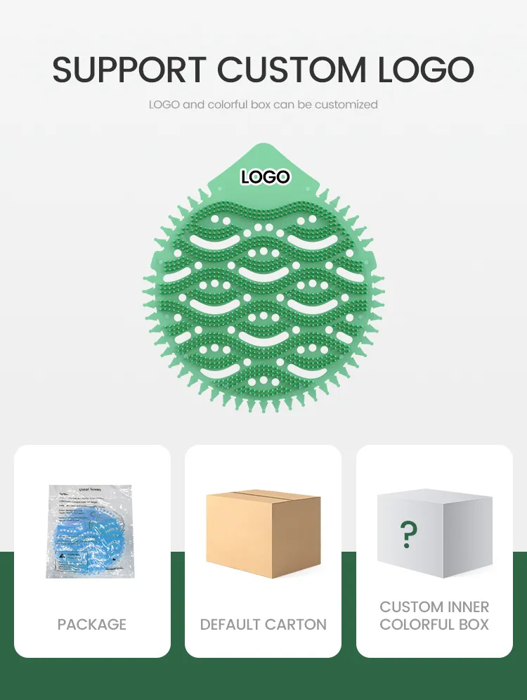 Saige Custom Logo Toilet Air Freshener Anti-Splash Urinal Screen