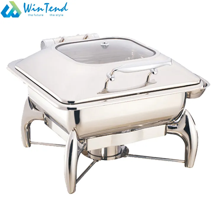 Stainless Steel Oblong Chafing Dish Buffet 9L Buffet Equipment Hotel