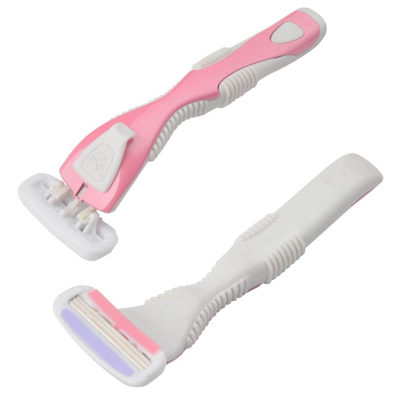 System Razor with Pivoting Head and Metal Handle