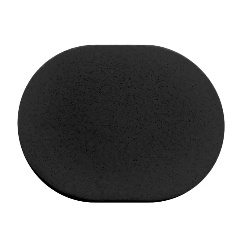 Thickened Deep Cleansing Facial Puff Natural Bamboo Charcoal Antibacterial Seaweed Dry and Wet Cleansing Puff Sponge Face Puff