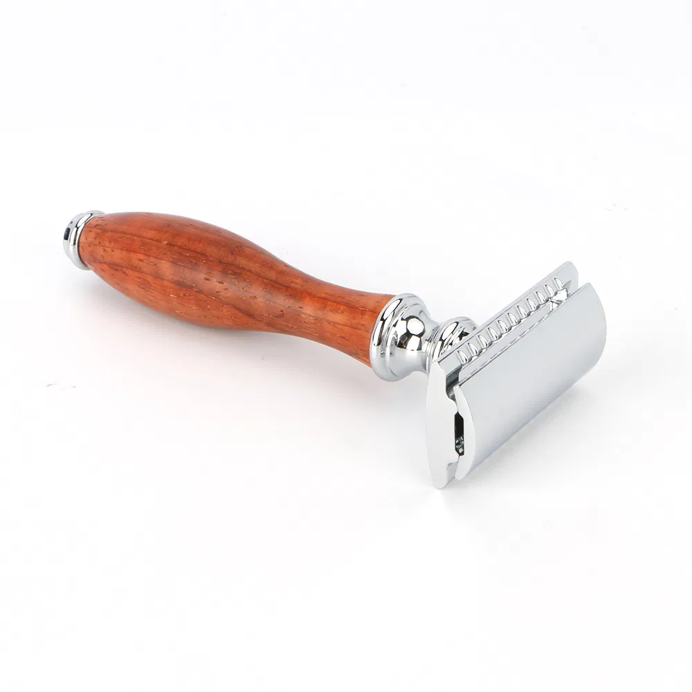 Traditional Shaver Durable Wood Safety Razor Double Edge Safety Razor