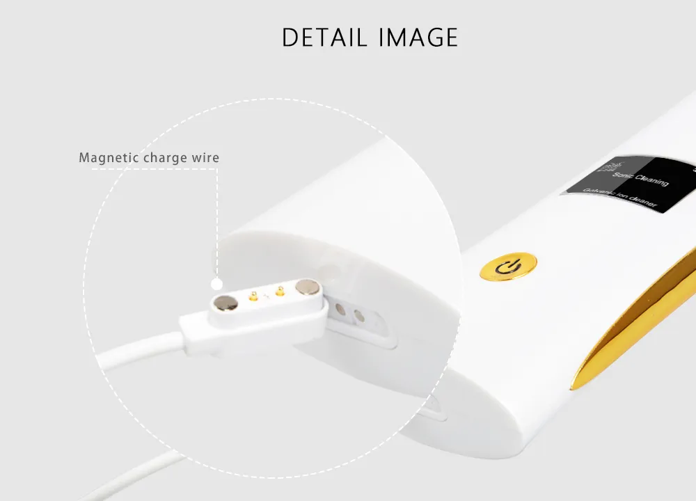 Ultrasonic Skin Scrubber Curved Design Facial Spatula