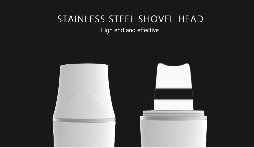 Ultrasonic Skin Scrubber Curved Design Facial Spatula