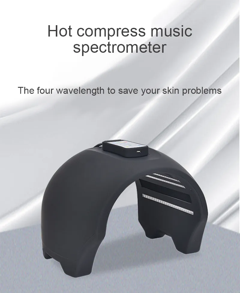 UV Light Skin Rejuvenation Bluetooth Hot Compress Spectrum Beauty Instrument
