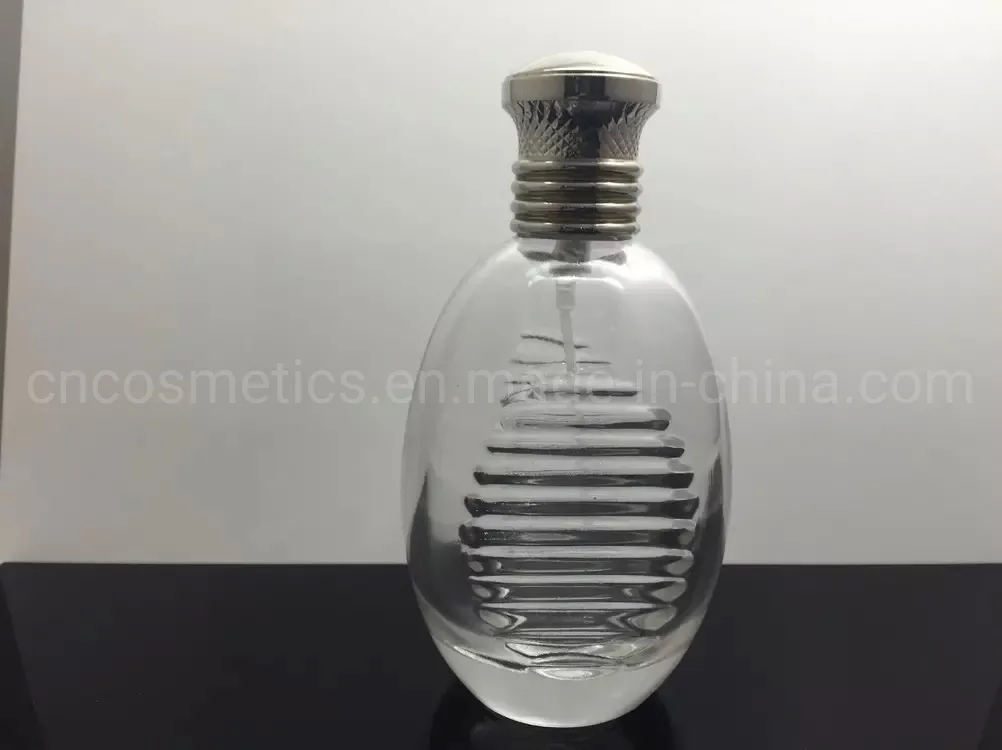 Wholesale Cosmetic Makeup Packaging Containers Clear Perfume Glass Bottle